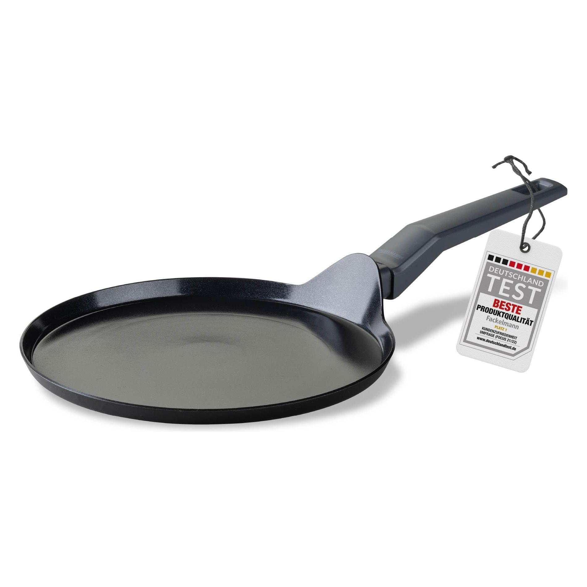 Fackelmann Pfanne Crêpe Statement schwarz 25,0 cm (Crêpe Pfanne, Aluminium) (66086)