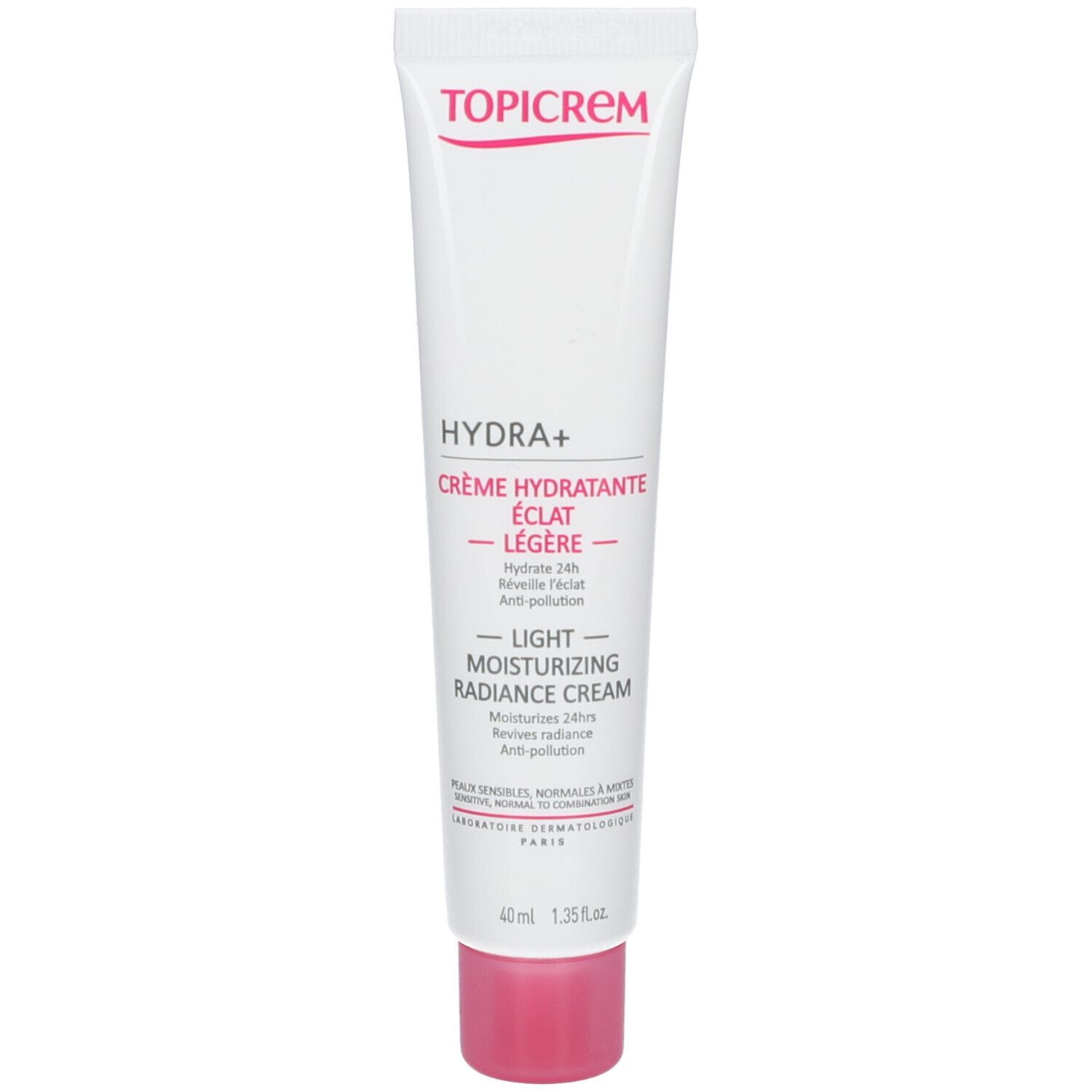 Topicrem Hydra+ Stralende Hydraterende Lichte Creme 40 ml