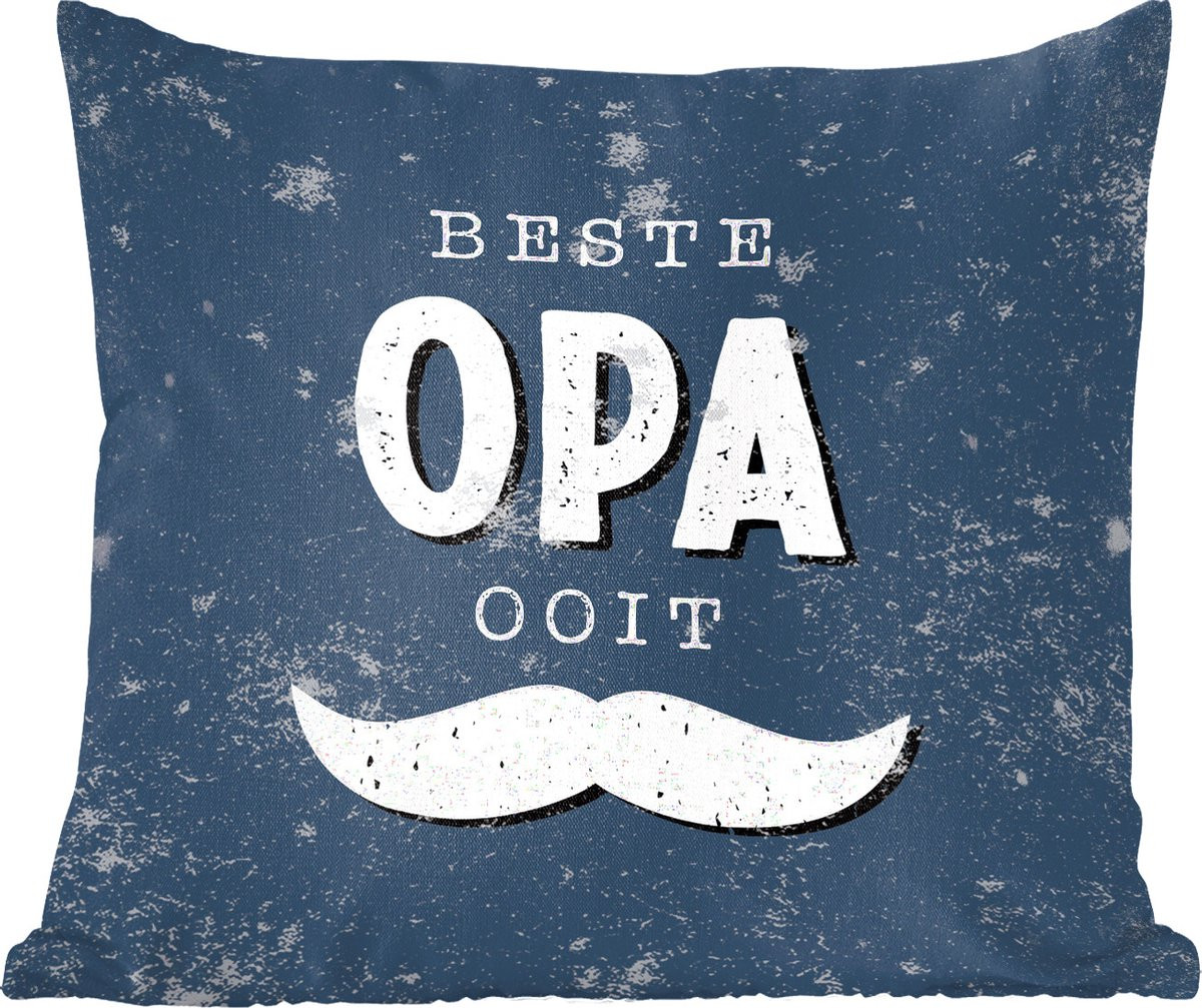 Sierkussen Beste opa ooit met quote - 50 x 50 cm