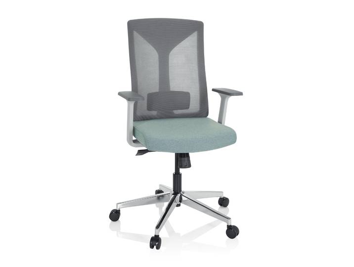 Siège De Bureau / Siège Pivotant Halifax Tissu / Tissu Maille Menthe Hjh Office