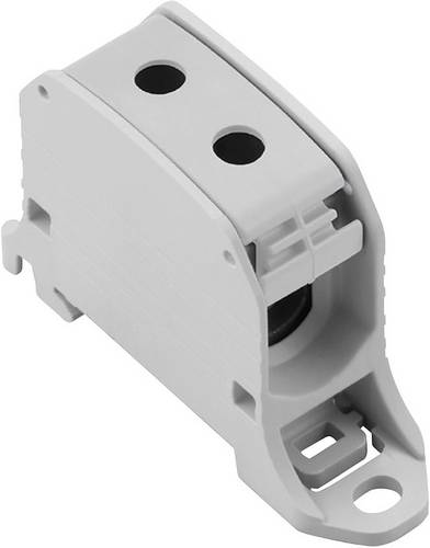 Weidmüller 2502570000 Durchgangsklemme 20mm Schrauben Grau, Schwarz 9St.