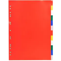Exacompta Register aus PP 120μ mit 12 Positionen, für Format DIN A4