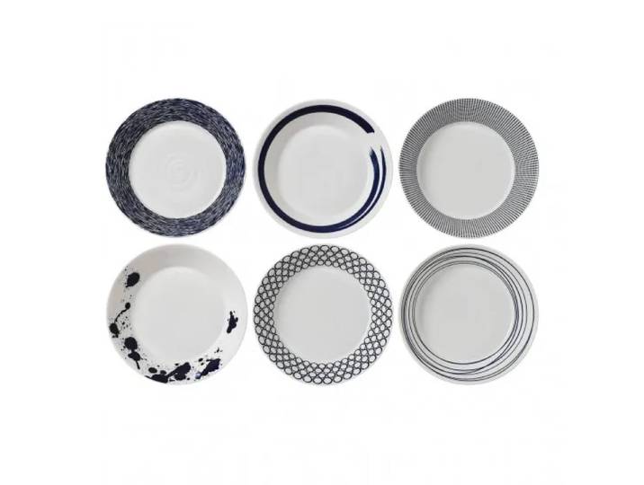 Royal Doulton Assiette creuse Pacific, 6 pièces 22 cm