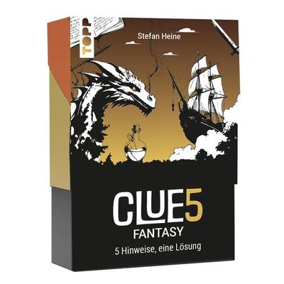 CLUE5 & Fantasy. 5 Hinweise, nur eine Lösung. Das Trend-Quiz für deine Tasche
