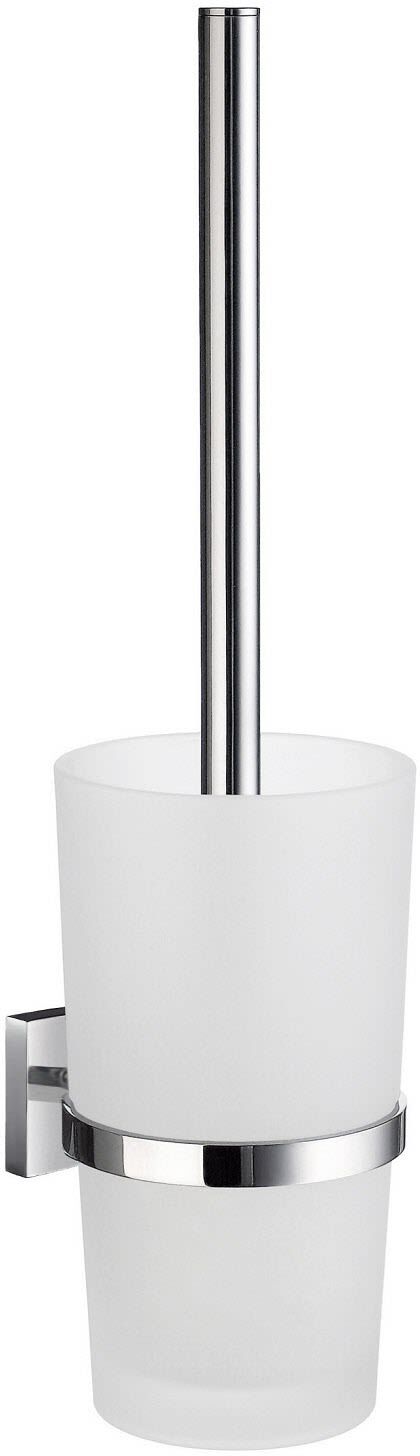 Smedbo House Toilettenbürstengarnitur, Accessoires, RK333P, chrom/porzellan