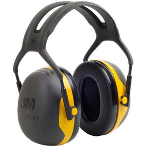 3M Kapselgehörschutz Peltor X2A, für Erwachsene, gelb-schwarz, SNR 31 dB