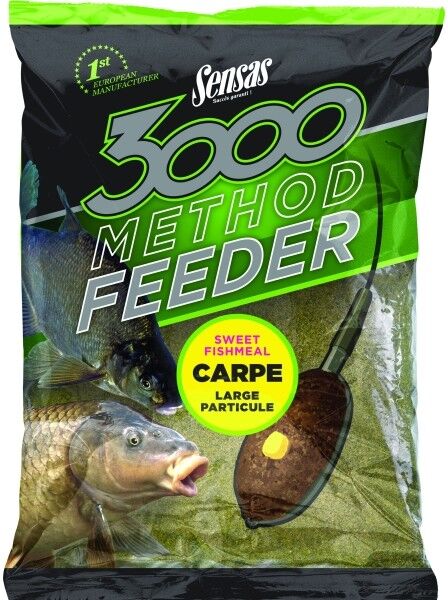 Sensas 3000 Method Feeder 1 Kg. Sweet Fishmeal