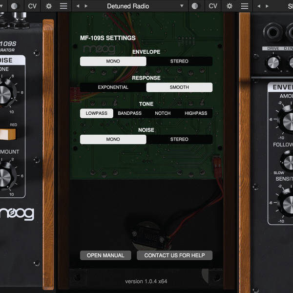Moog MF-109S Saturator Plugin