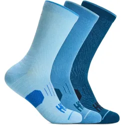 Hoka Unisex Crew Run Sock 3-Pack blau