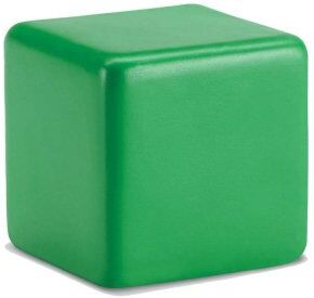 SQUARAX Cubo Antistress in PU, 4,5cm, leggero, resistente Personalizzate o neutre