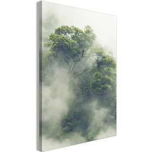 Artgeist Wandbild Nebliger Amazonas, Leinwand, Hochformat, 80 x 120 cm