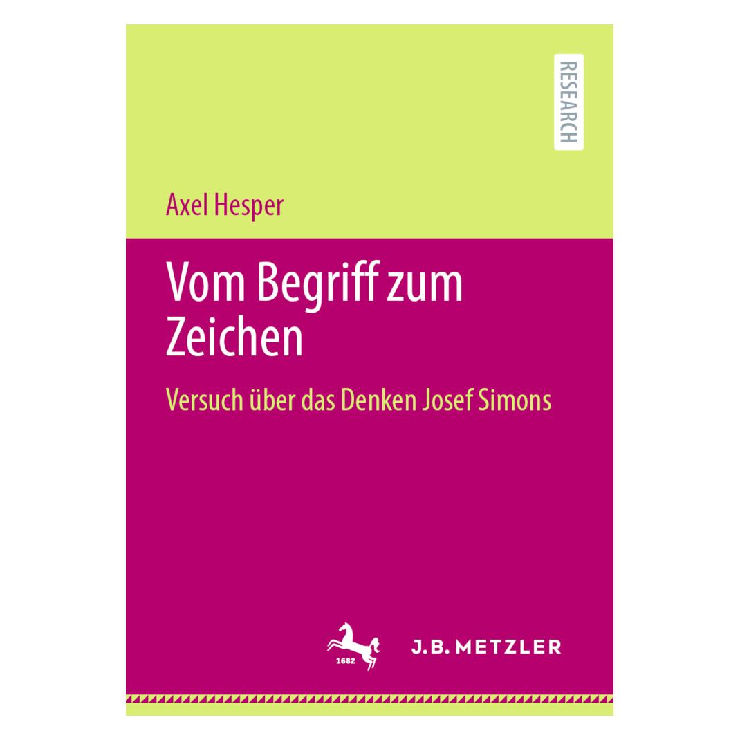 Springer Vom Begriff zum Zeichen (Deutsch, Softcover, Axel Hesper) (56181289)