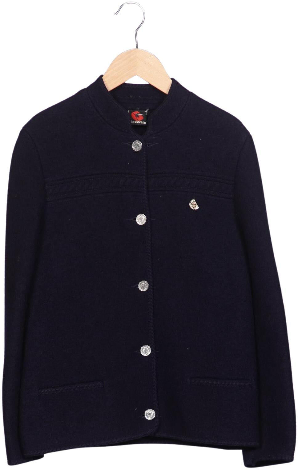 Giesswein Damen Jacke, Marineblau, Gr. M, Schurwolle - Second Hand