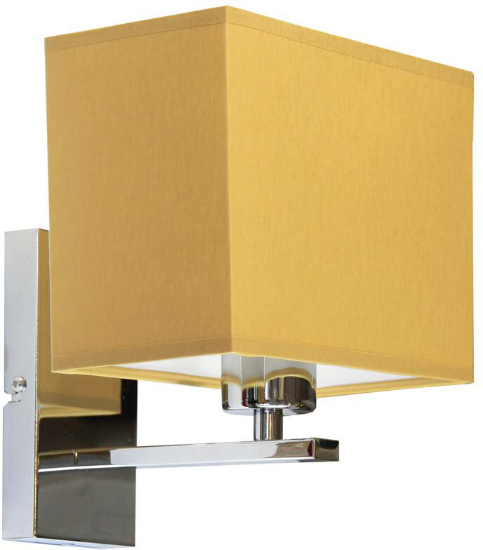 17 Stories Asavira Armed Sconce Mustard/Chrome