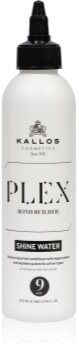 Kallos Plex Shine Water tratamento regenerador para cabelo danificado 200 ml. Plex Shine Water
