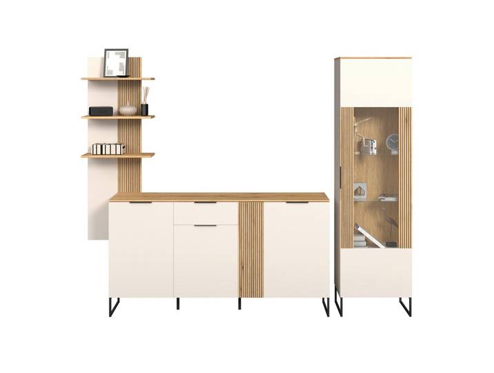 Stapelprogramm King Eichefarben/Kaschmir B:280,2cm