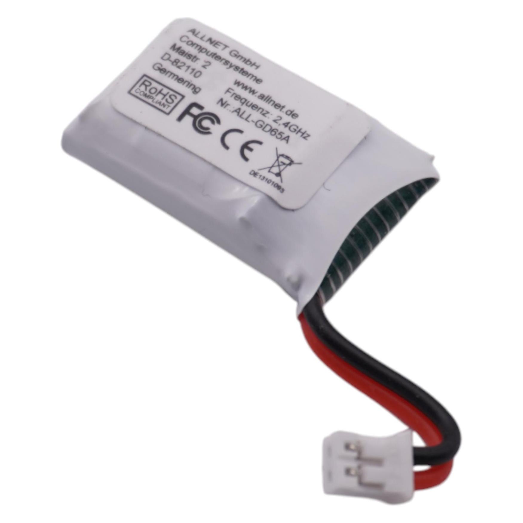 Allnet Mini Drohne zbh Zusatzakku Batterie 37V 220mAh Liion (Drohnen Akku) (HW851624P)