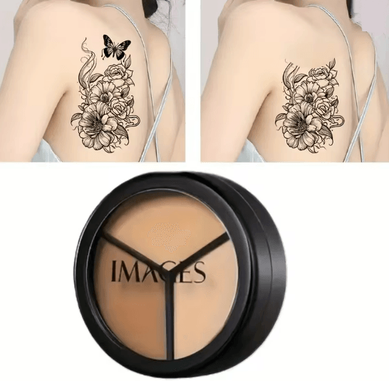 Inspire Essentials TriBlend 3 Color Face Concealer Palette Full Coverage Concealer For Dark Circles And Blemishes a 1pcs