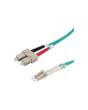 ROTRONIC-SECOMP Netzwerkkabel SC multi-mode M bis LC Multi-Mode M 3 m Glasfaser 50/125 Mikrometer OM3 halogenfrei grün (21.16.7922)