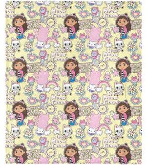Universal Gabby's Dollhouse Silk Touch Throw Blanket 60x80 inches by THE NORTHWEST GROUP in It''s Meow Time (Size OS)