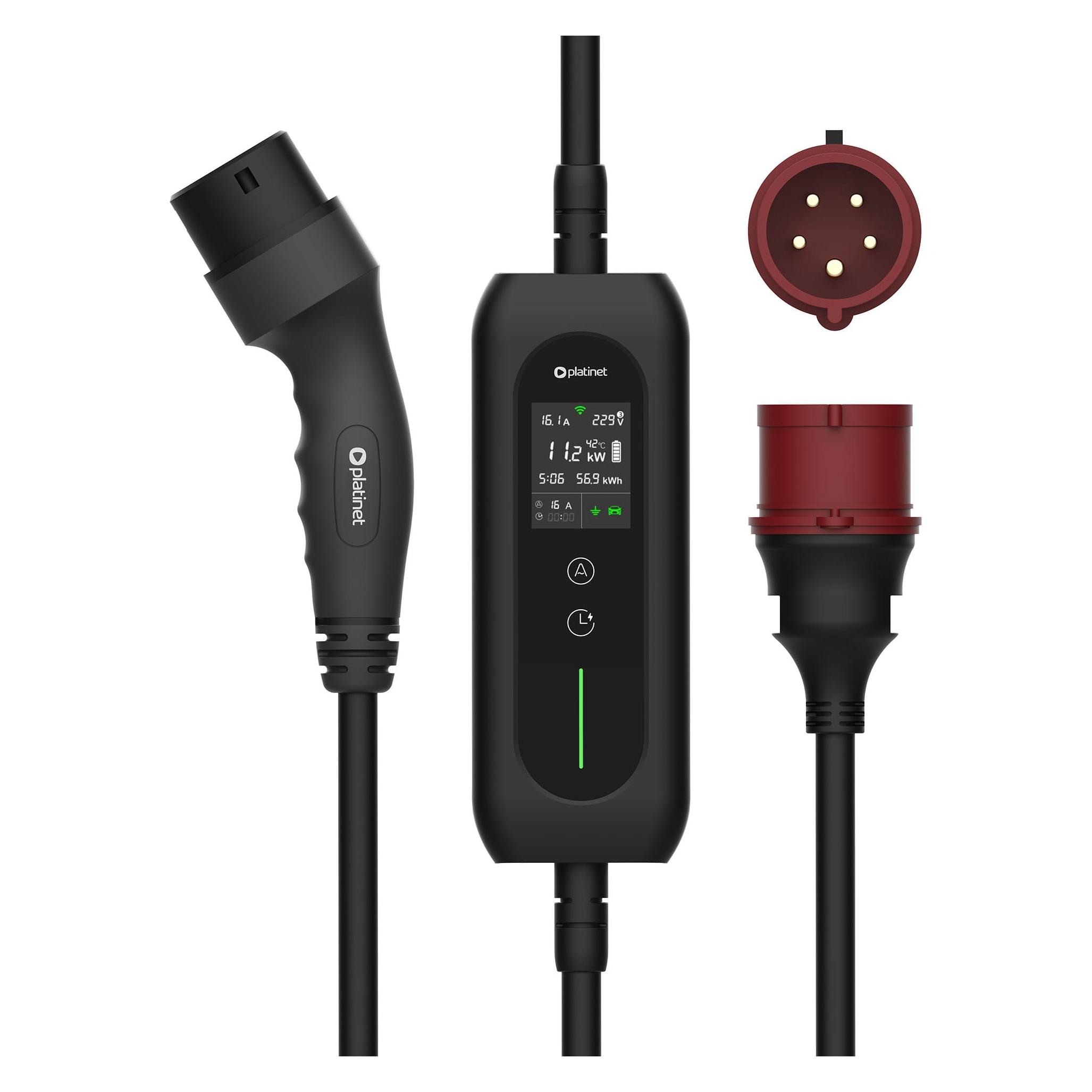 Könner & Söhnen Platinet 46232 eMobility laadkabel 5 m (Typ 2, 16 A, 11 kW) (46232)