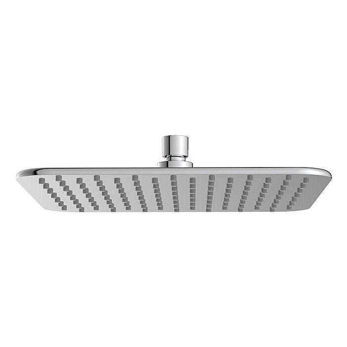 AqvaZone AqvaShower Kopfbrause 035508350 250x250x6 mm, 1/2 Zoll Innengewinde, schwenkbar, edelstahl-poliert
