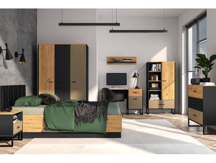 Schlafzimmer-Set Schlafzimmer Set 7-teilig – COLT