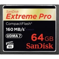 CompactFlash Extreme Pro 64 GB, Speicherkarte schwarz, UDMA 7