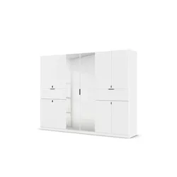 Drehtürenschrank  Thurso ¦ weiß ¦ Maße (cm): B: 271 H: 210