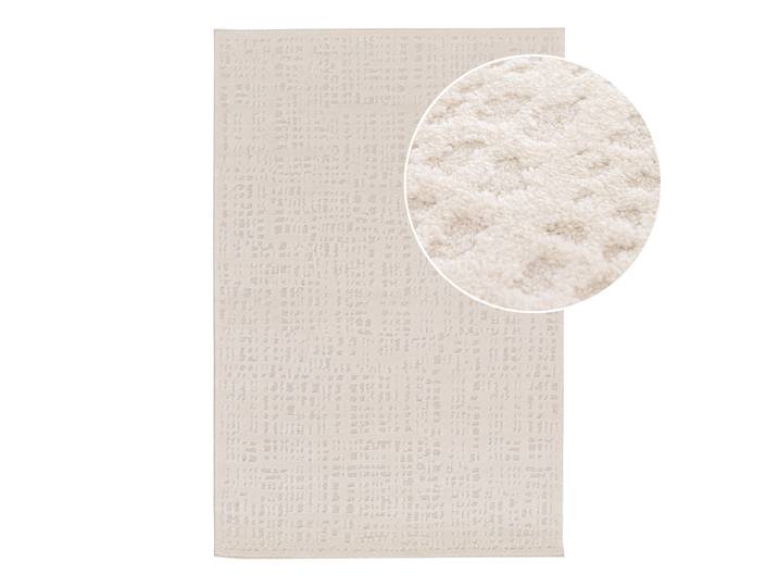 Kurzflorteppich Ailo Beige 200 x 290cm Polypropylen / Polyester