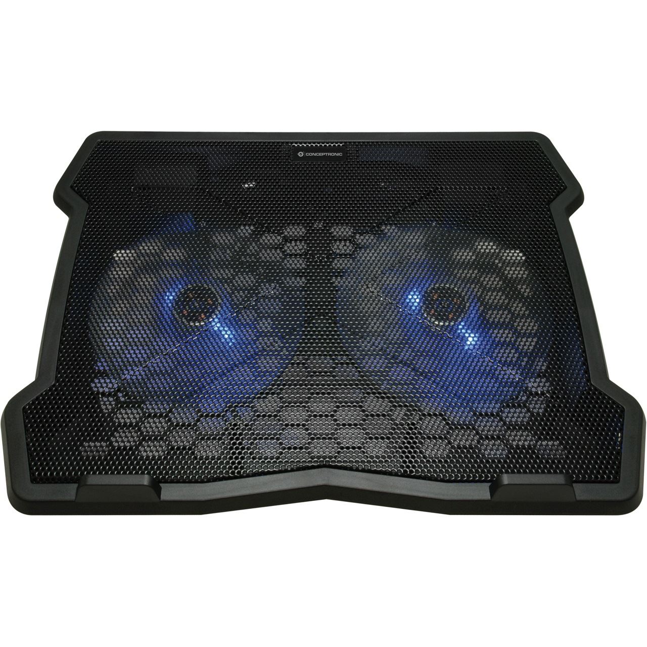 Conceptronic 2-Fan Cooling Pad (15.6")/ schwarz