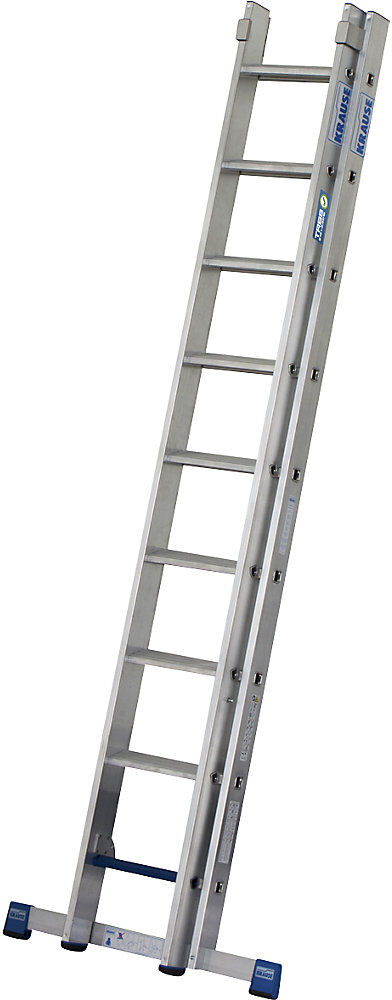 Profi-Schiebeleiter STABILO + S, Stufen-Sprossen-Kombination, 2 x 9 Stufen/Sprossen KRAUSE