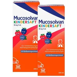 Mucosolvan® Kindersaft Doppelpack 2X100 ml