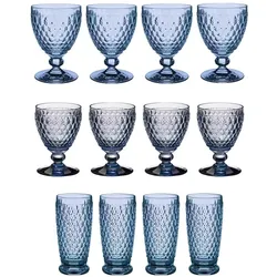 WEIN- & LONGDRINKGLÄSER Boston Coloured blau 12er Set