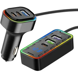 Avizar KC10 22.5W KFZ-Ladegerät, Auto Adapter, Schwarz