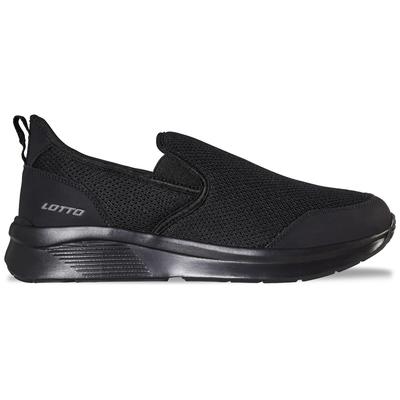 Sneaker LOTTO, Herren, Gr. 38, schwarz, Kunstfaser, Synthetik, unifarben, Schuhe Sneaker, - mit bequemer Memory-Foam Innensohle