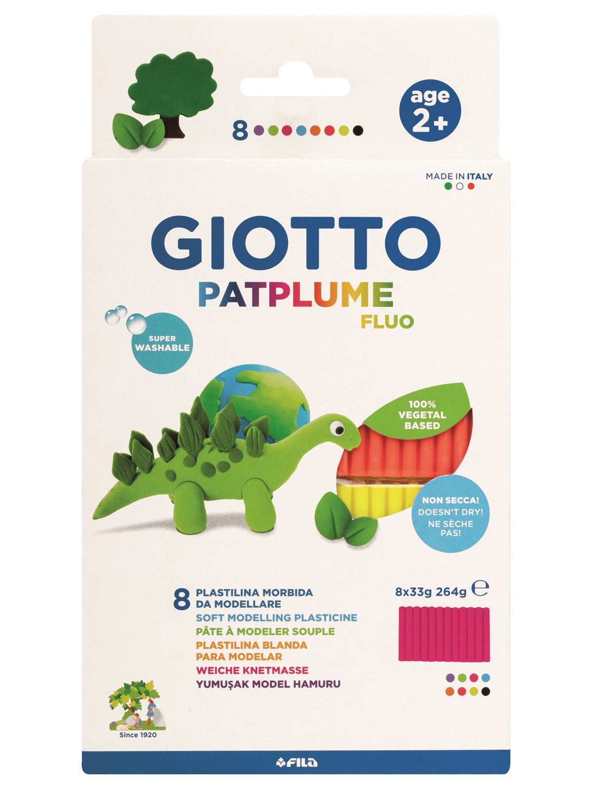 Giotto Patplume Fluo Col. 8x33G