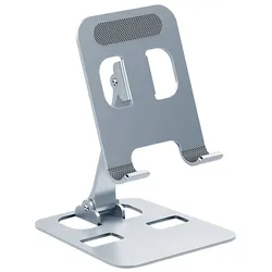 INTER-TECH MTS-200 Mobiltelefon/Tablet-Ständer, 10" silber