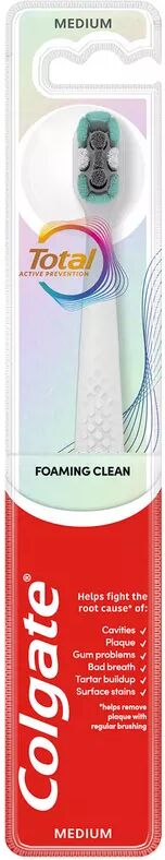 Colgate - Total Foaming Clean Zahnbürste, 1 Stück