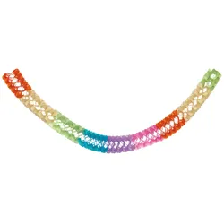 VEPATIM 2 Girlande "Farbenspiel" aus Papier schwer entflammbar Ø17cm 10m
