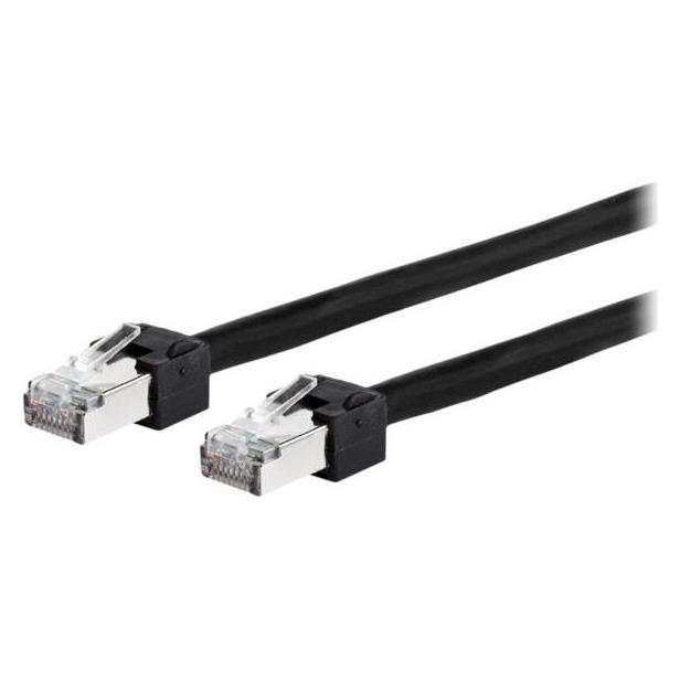 Metz Connect 13084V3000-E Netzwerkkabel 3 m Cat6 S/FTP (S-STP) Schwarz (S/FTP, SFTP, CAT6, 3 m) (13084V3000-E)