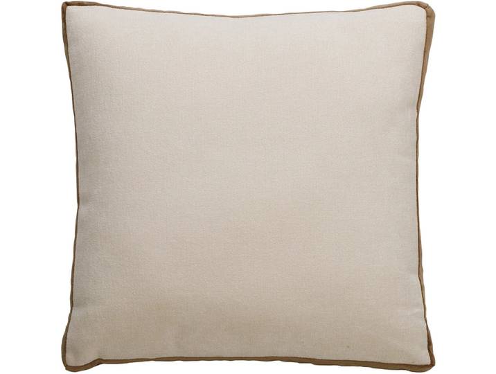 Kissen VIVIANE 45x45cm beige unifarben