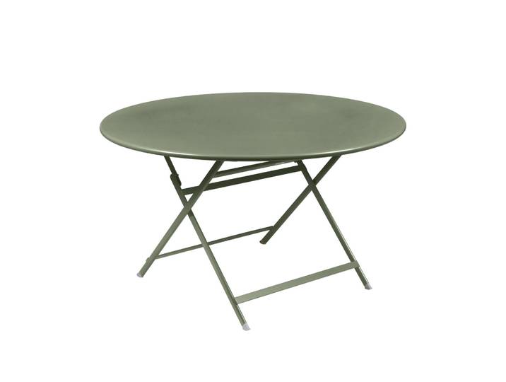 Fermob - Table ronde Caractère - Vert - Acier peint - Designer Studio Fermob