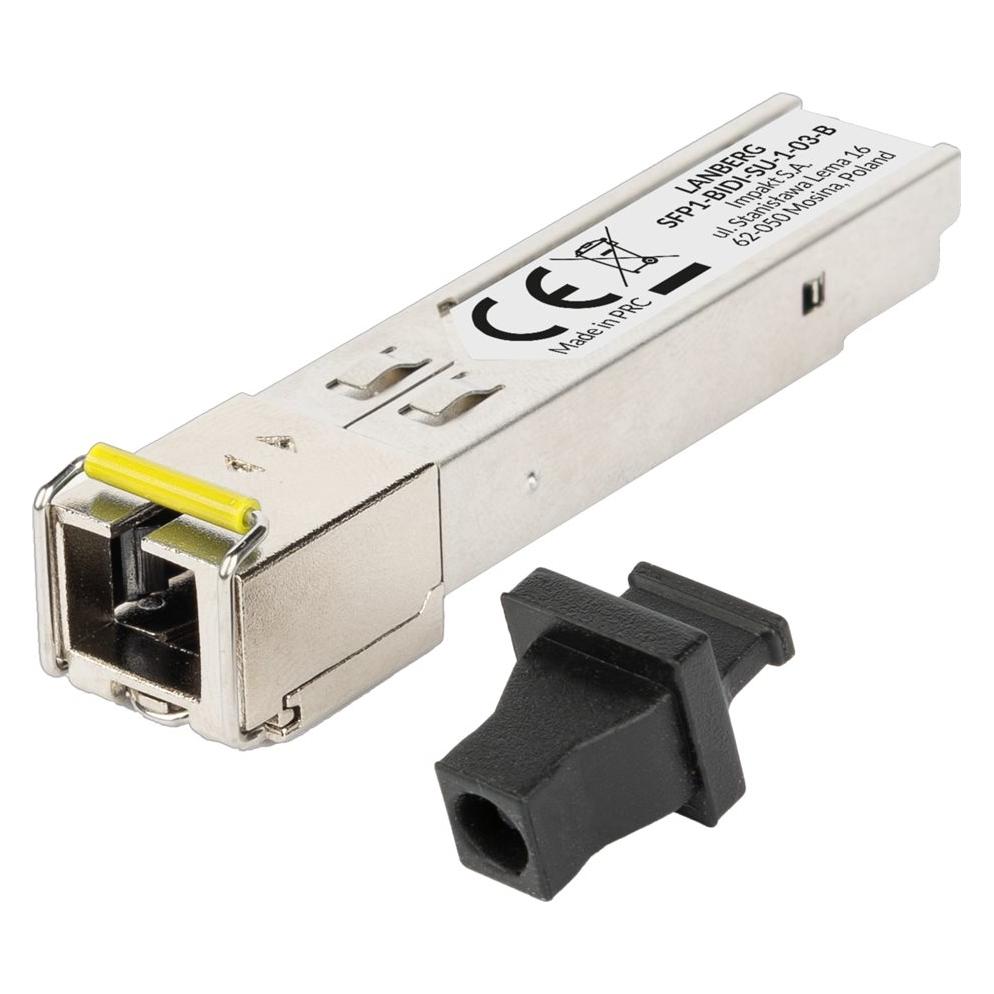 Lanberg Moduł SFP MODUŁ ŚWIATŁOWODOWY SFP BIDI DO 3KM 1GB/S 1550NM/1310NM GIGABIT SC/UPC B (LANBERG)