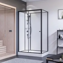 Breuer  Dusche  QUICK  72  Komplettdusche  Schiebetür  mit  Seitenwand  -  800  x  1200  mm  -  Anschlag  links