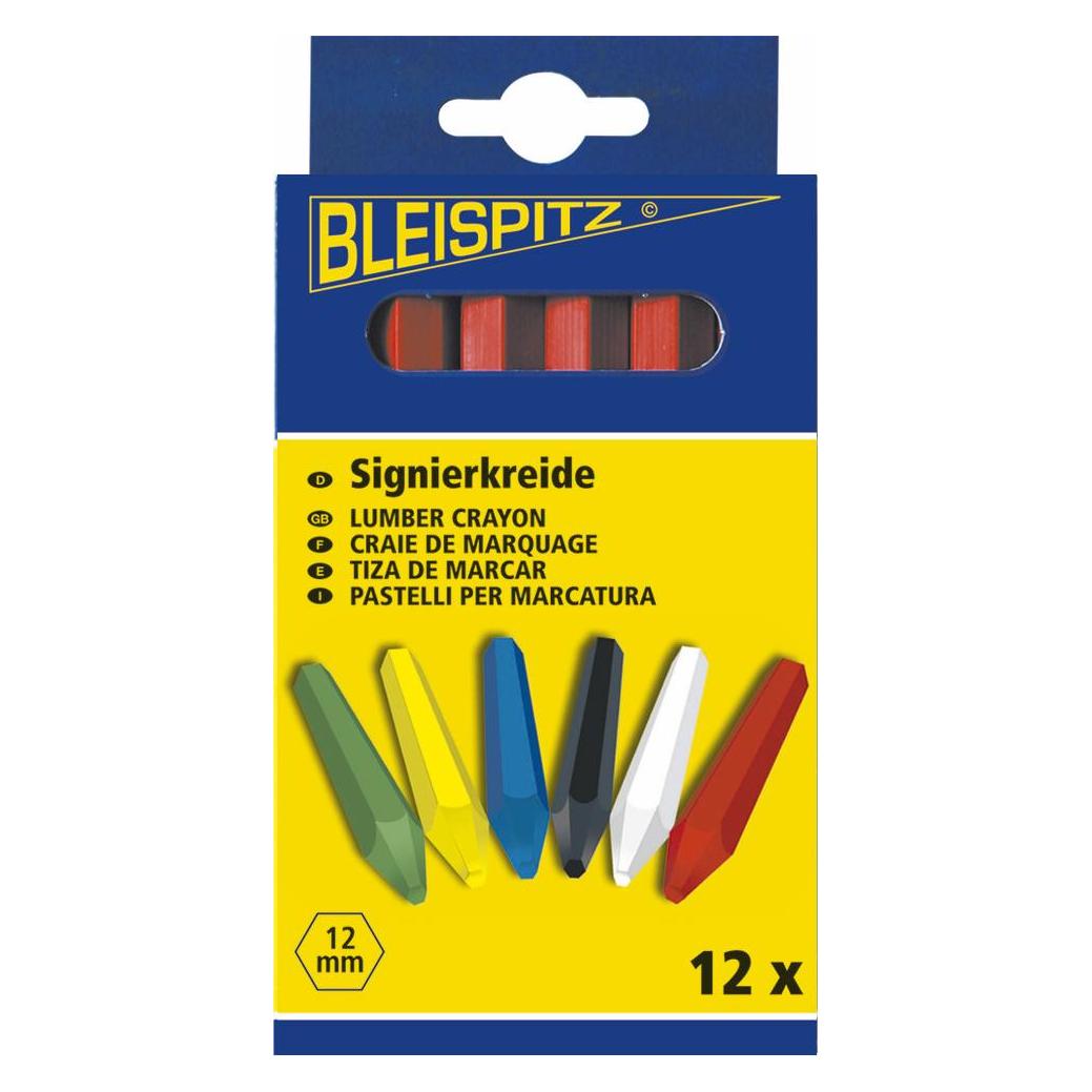 Bleispitz Signierkreide rot (12x) (0136)