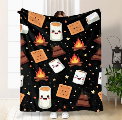 Shop Station Luxury Money Print Blanket Soft Flannel Throw Blanket For Sofa, Bed & Funny Dollar Gift c 27.56 39.37 In