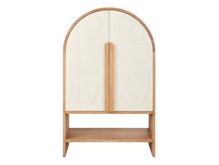 Cabinet 2 portes bicolore
