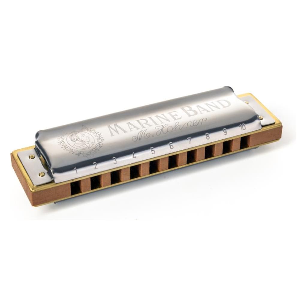 Hohner Diatonische Harmonika Marine Band 1896, F-Dur (Mundharmonika, Diatonisch) (M1896066P)
