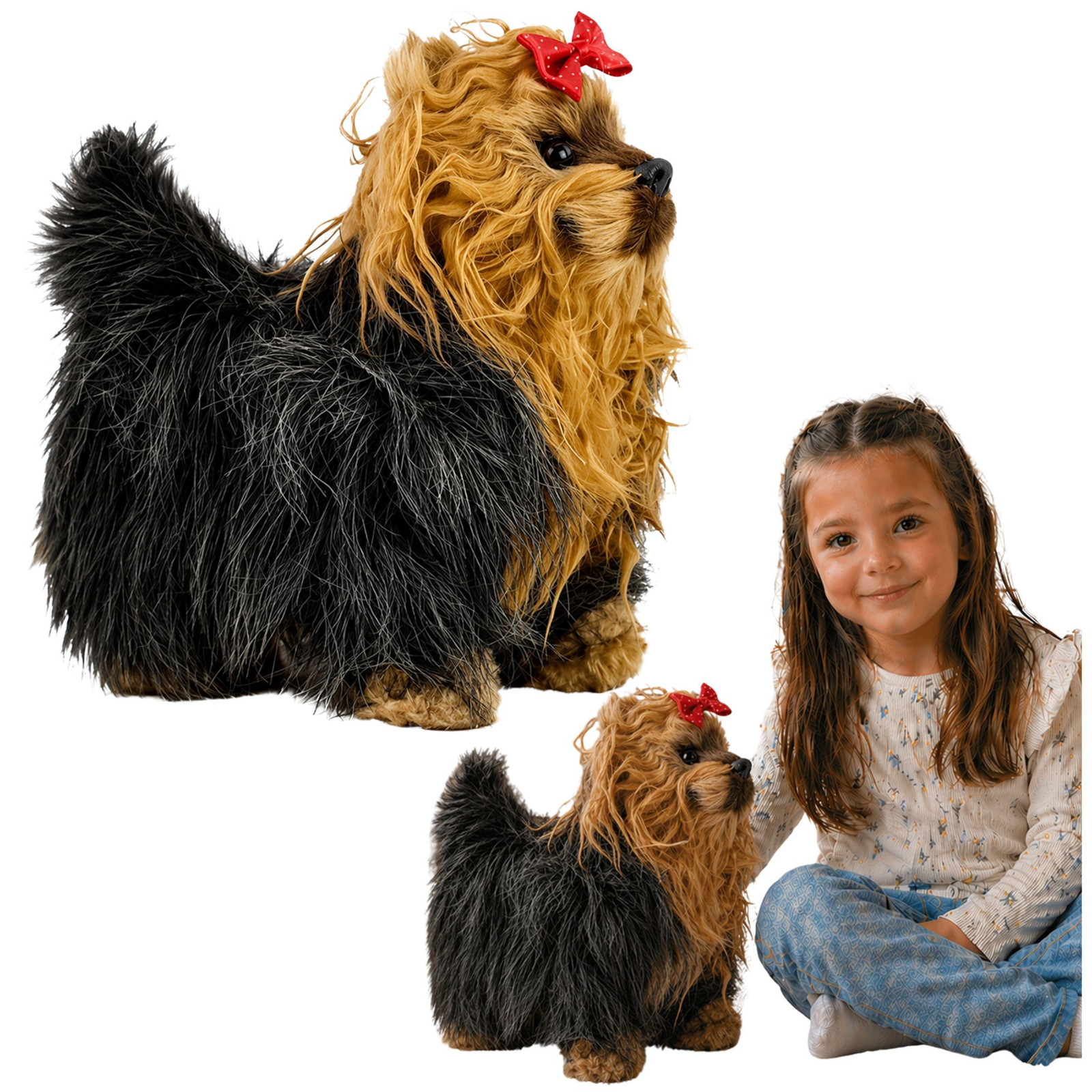 Lean Toys Interactieve York Dog Bruin-zwart